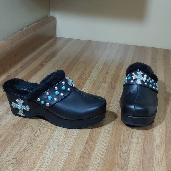 Grazie Jessup Leather Mules 7.5 - Picture 2 of 14